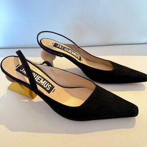 AUTHENTIC Jacquemus Sao sandals shoe Jacquemus Heels pumps black suede 41
